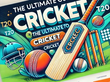 DALL·E 2024-10-27 22.39.41 - A vibrant and engaging WordPress thumbnail for a cricket-themed blog post. The design includes a cricket bat and ball prominently displayed in the for