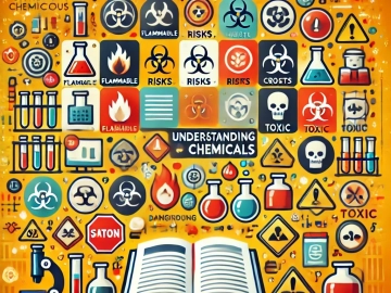 DALL·E 2024-11-05 22.01.56 - A visually engaging thumbnail image for a blog post titled 'Understanding Dangerous Chemicals_ Types, Risks, and Safety Precautions.' The image should