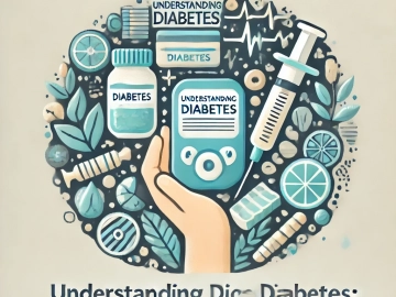 DALL·E 2024-11-08 22.12.41 - A visually engaging WordPress thumbnail for an article on diabetes. The design includes clear text that reads 'Understanding Diabetes_ Types, Symptoms