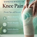 DALL·E 2024-11-20 18.12.36 - A visually appealing WordPress thumbnail for an article titled '12 Effective Remedies for Knee Pain_ Proven Tips for Relief and Recovery'. The image f