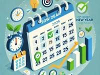 DALL·E 2024-11-22 21.33.55 - A clean, modern and professional WordPress thumbnail for a blog post titled 'How to Create a Successful New Year Plan for 2025_ Step-by-Step Guide to