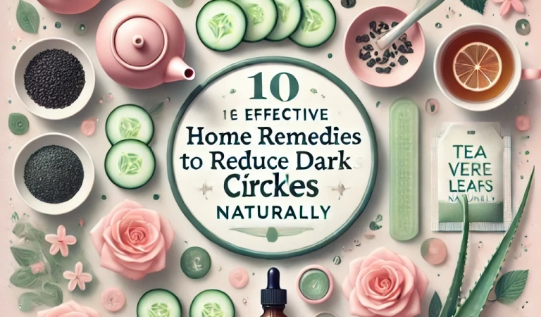 10 Effective Home Remedies to Reduce Dark Circles Naturally