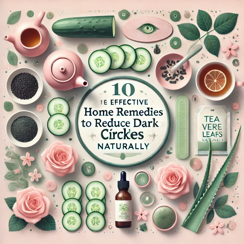 10 Effective Home Remedies to Reduce Dark Circles Naturally